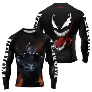 Venom's Grim Fang Men's Long Sleeve Rash Guard