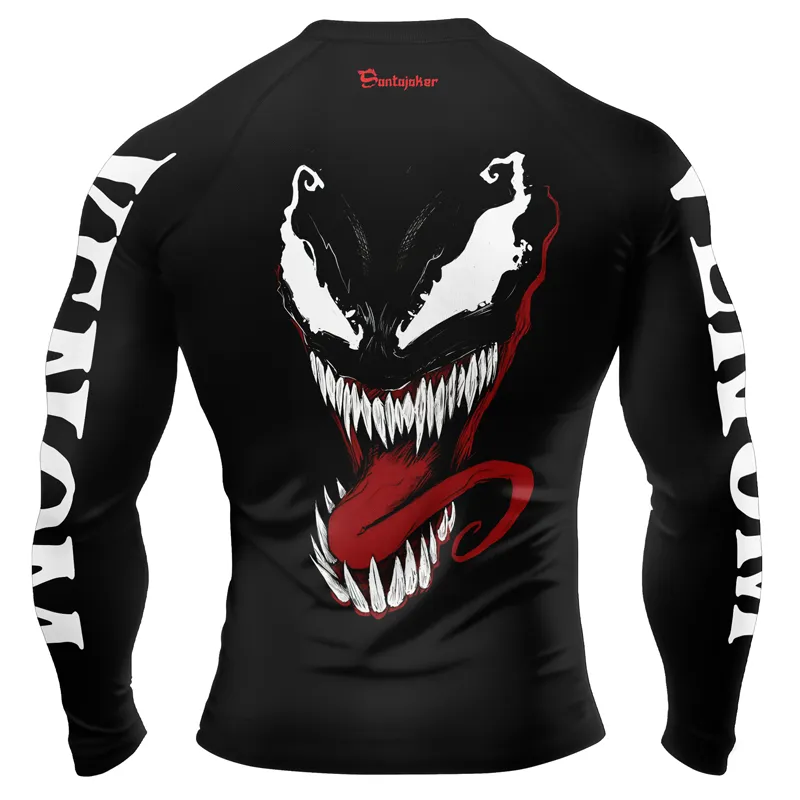 Venom's Grim Fang Men's Long Sleeve Rash Guard