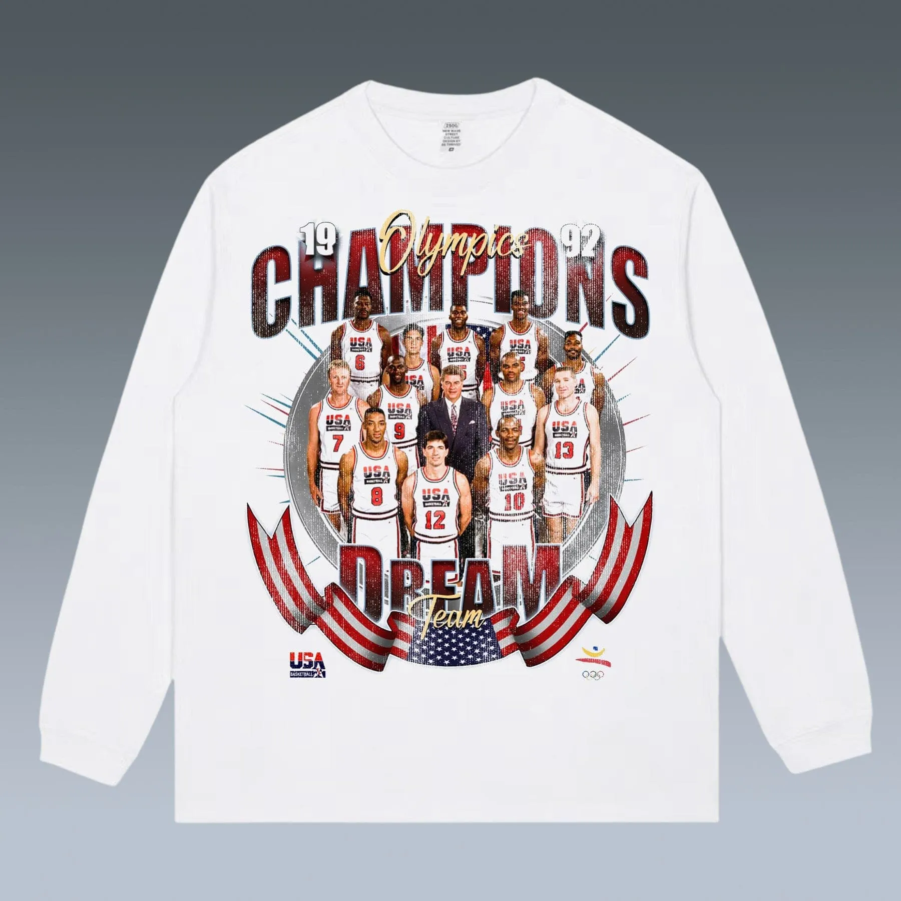VINTAGE LONG SLEEVE TEE | DREAM TEAM