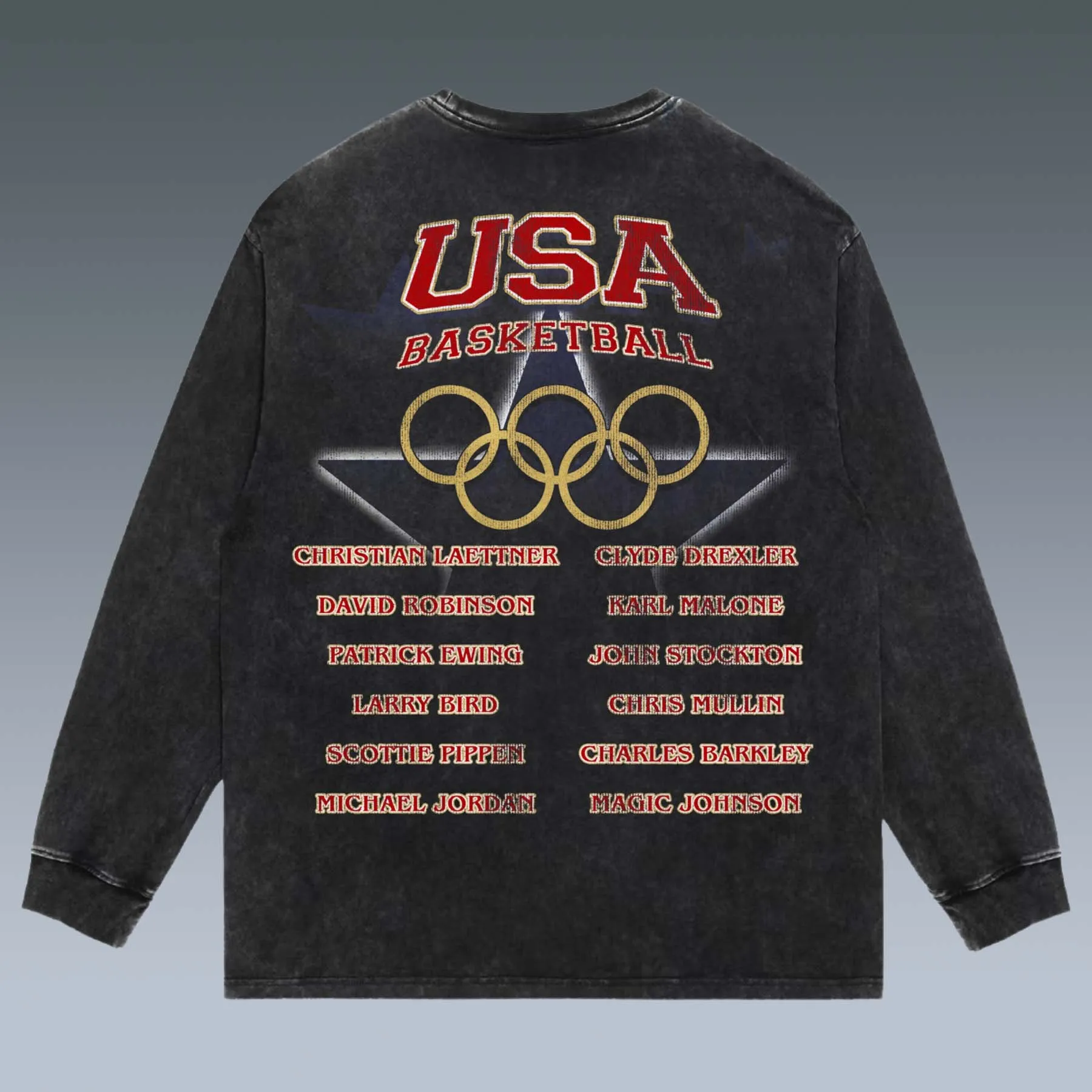 VINTAGE LONG SLEEVE TEE | DREAM TEAM
