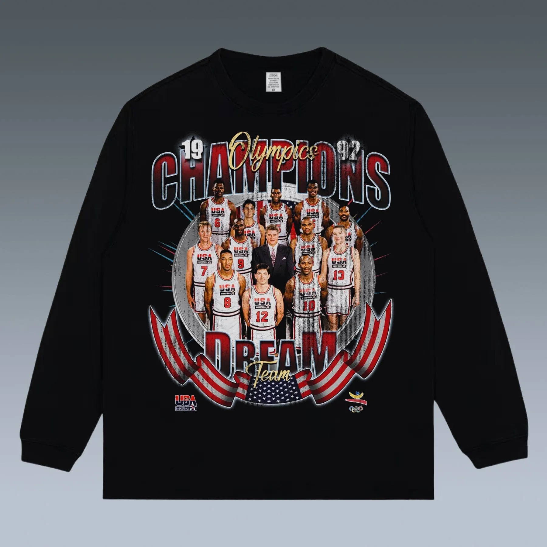 VINTAGE LONG SLEEVE TEE | DREAM TEAM