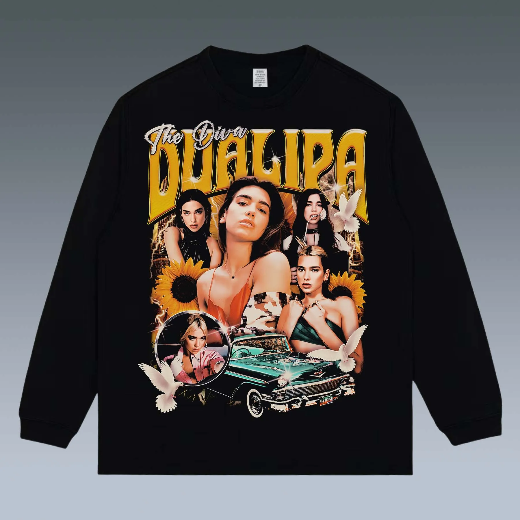 VINTAGE LONG SLEEVE TEE | DUA LIPA