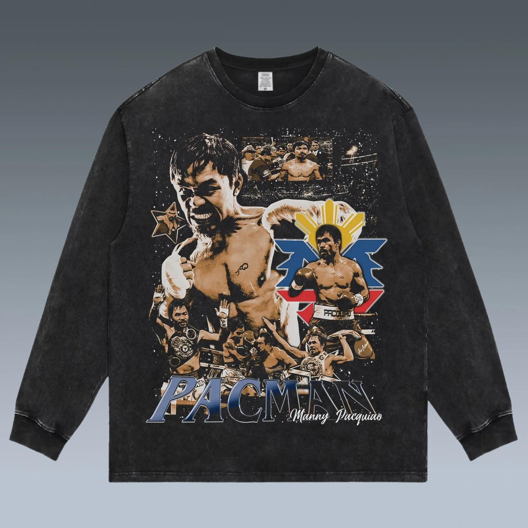 VINTAGE LONG SLEEVE TEE | MANNY PACQUIAO