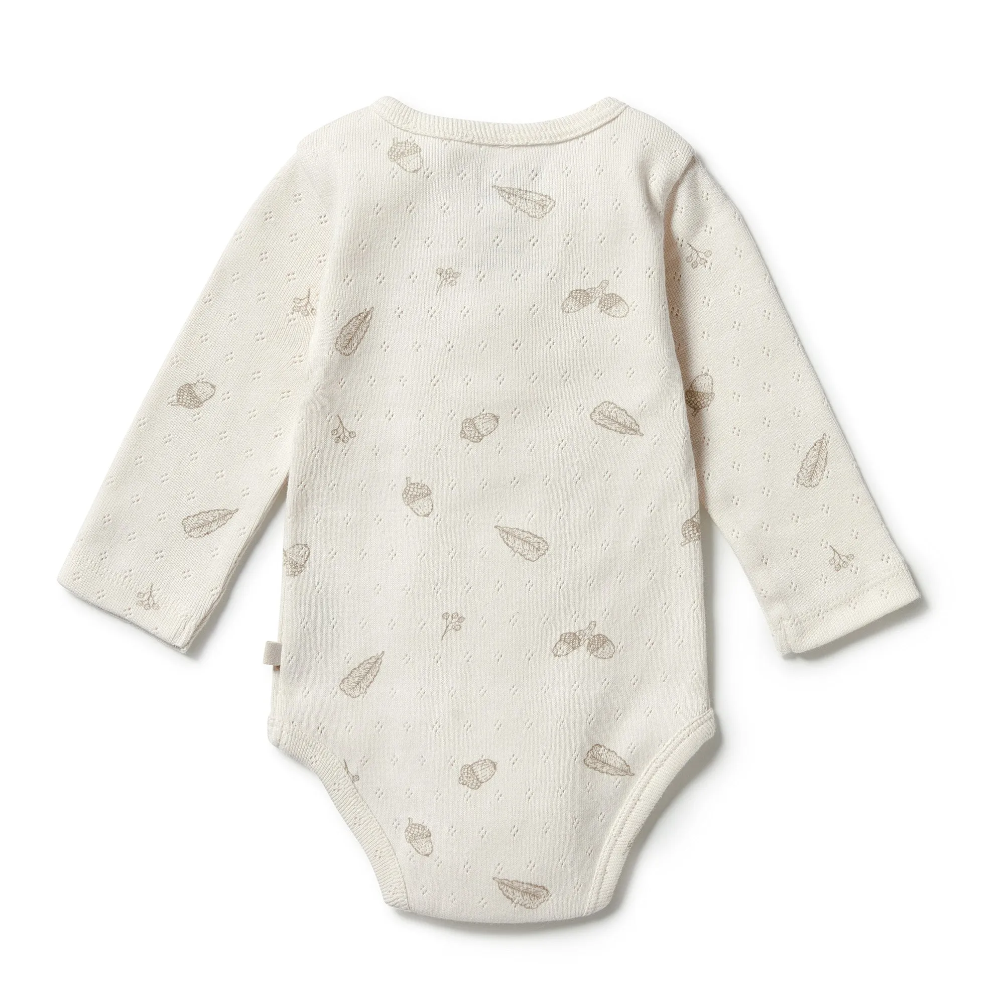 Wilson and Frenchy Organic Pointelle Henley Bodysuit - Little Acorn